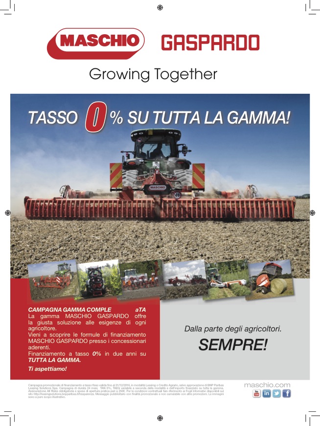 Offerta Speciale macchine agricole Maschio Gaspardo